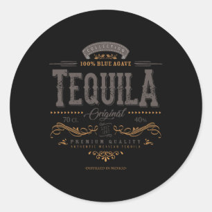 Mexicaanse Tequila Cinco de Mayo Vintage Distresse Ronde Sticker