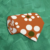 Mexicaanse terracotta bloemen stropdas