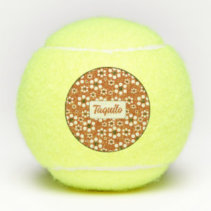 Mexicaanse terracotta bloemen tennisballen