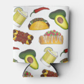 Mexicaanse Tex Mex Food Taco Enchilada Chimichanga Blikjeskoeler (Voorkant)