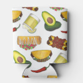 Mexicaanse Tex Mex Food Taco Enchilada Chimichanga Blikjeskoeler (Achterkant)