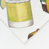 Mexicaanse Tex Mex Food Taco Enchilada Chimichanga Fleece Deken (Hoek)