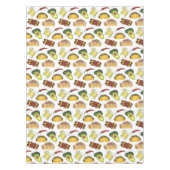 Mexicaanse Tex Mex Food Taco Enchilada Chimichanga Tafelkleed (Voorkant)