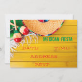 Mexicaanse theaterpartij Fiesta Kaart (Voorkant)