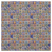 Mexicaanse Tile Colorful Southwest Fabric Talavera Stof (Swatch)