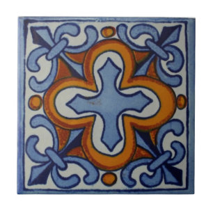 Mexicaanse Tiles Hand Painted Backsplash 4 Tegeltje