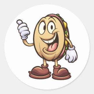 Mexicaanse torta ronde sticker