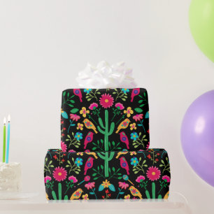 Mexicaanse traditionele volks kunst helder kleuren cadeaupapier