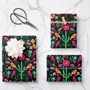 Mexicaanse traditionele volkscultuur Felle kleuren Inpakpapier Vel