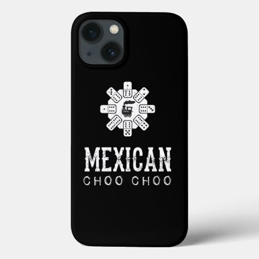 Mexicaanse train Choo Choo Mexicaanse dominosen Case-Mate iPhone Case (Achterkant)
