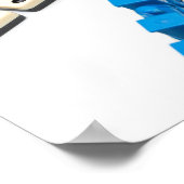 Mexicaanse trein spel ontwerp poster (Hoek)