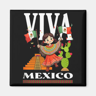 Mexicaanse trots vlag Mexico wortels erfgoed Mexic Magneet