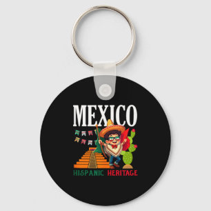 Mexicaanse trots vlag Mexico wortels erfgoed Mexic Sleutelhanger