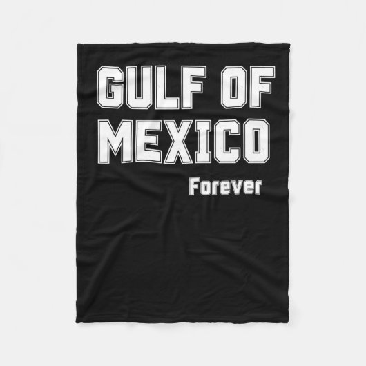 Mexicaanse trots voor altijd Golf van Mexico 2025 Fleece Deken (Voorkant)