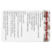 Mexicaanse Trouwkoekjes Recept Magneet Koelkast (Horizontaal)