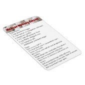 Mexicaanse Trouwkoekjes Recept Magneet Koelkast (Rechterzijde)