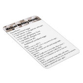 Mexicaanse Trouwkoekjes Recept Magneet Koelkast (Rechterzijde)