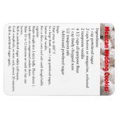 Mexicaanse Trouwkoekjes Recept Magneet Koelkast (Horizontaal)