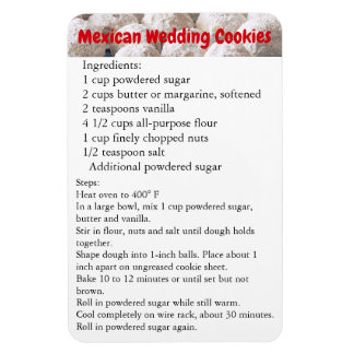 Mexicaanse Trouwkoekjes Recept Magneet Koelkast