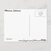 Mexicaanse Tuberose # 1 Briefkaart (Achterkant)