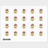 Mexicaanse Tux Ronde Sticker (Vel)