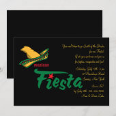 Mexicaanse uitnodiging voor Fiesta (Voorkant / Achterkant)