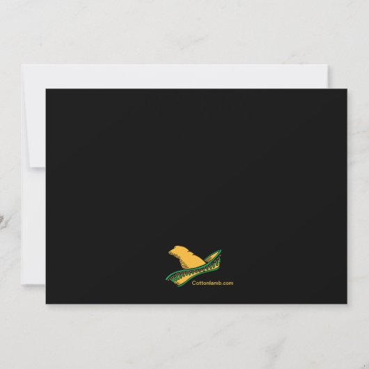 Mexicaanse uitnodiging voor Fiesta (Achterkant)