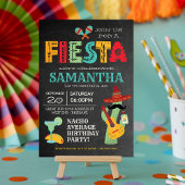 Mexicaanse uitnodiging voor Fiesta Birthday Party