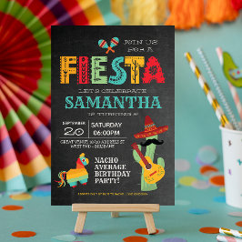 Mexicaanse uitnodiging voor Fiesta Birthday Party