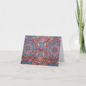 mexicaanse unieke kleurrijke gracias eenvoudig Spa Bedankkaart (Achterkant)