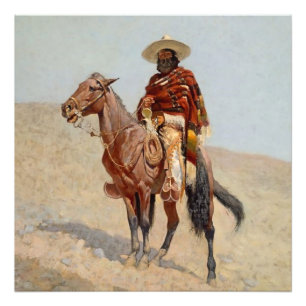 “Mexicaanse Vaquero Horseman” door Frederick Remin Foto Afdruk
