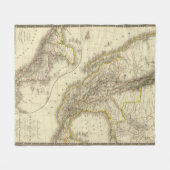Mexicaanse Verenigde Staten, Midden-Amerika Fleece Deken (Voorkant (Horizontaal))