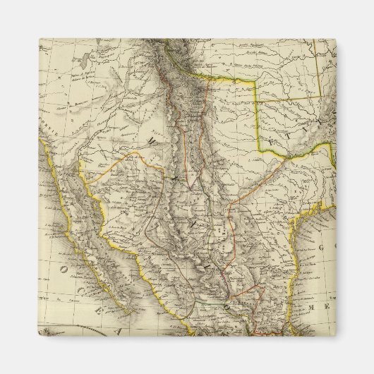 Mexicaanse Verenigde Staten, Midden-Amerika Magneet (Voorkant)