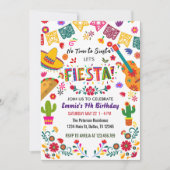 Mexicaanse verjaardagsfeestje Fiesta, geen siësta Kaart (Voorkant)