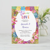 Mexicaanse verlovingsfeest Uitnodiging (Staand voorkant)