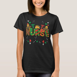 Mexicaanse verpleegster Cinco de Mayo Zurse Women T-shirt
