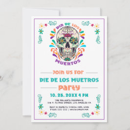 Mexicaanse Vibe Dag van de Doden, Dia de los Muert Kaart