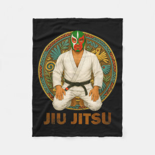 Mexicaanse vintage stijl Jiu Jitsu Lucha Libre Mas Fleece Deken