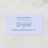 Mexicaanse Violetar Hummingbird Visitekaartje (Achterkant)