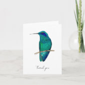 Mexicaanse Violetear kolibrie Bedankkaart (Voorkant)