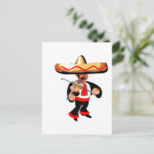 mexicaanse violist briefkaart (Staand voorkant)