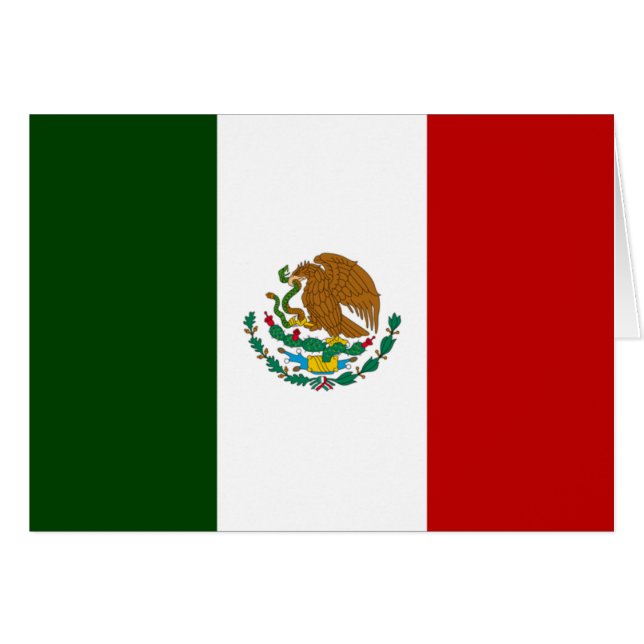 Mexicaanse vlag (Voorkant Horizontaal)