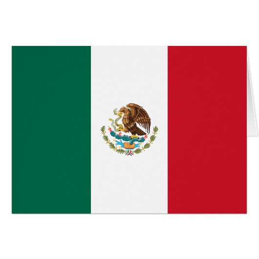 Mexicaanse vlag (Voorkant Horizontaal)