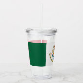 Mexicaanse vlag acryl drinkbeker (Voorkant)
