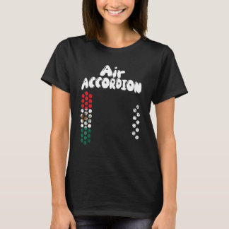 Mexicaanse vlag Air Accordion Vlag van Mexico Fies T-shirt
