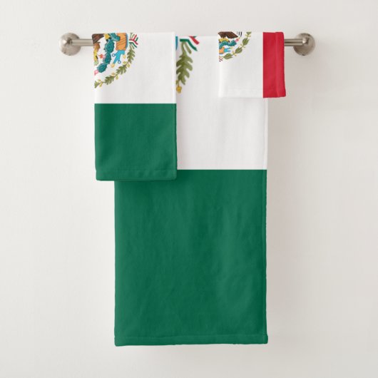 Mexicaanse vlag bad handdoek (Insitu)