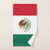 Mexicaanse vlag bad handdoek (Handdoek)