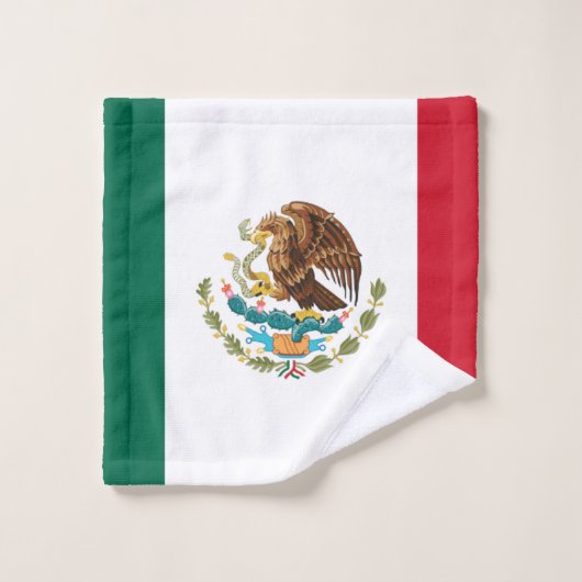 Mexicaanse vlag bad handdoek (Wasdoekje)