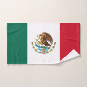 Mexicaanse vlag bad handdoek (Handdoek)