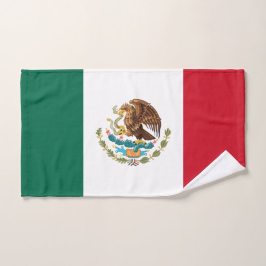 Mexicaanse vlag bad handdoek (Handdoek)